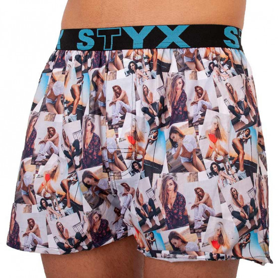 Boxershorts til mænd Styx art sports gummi models - limited edition (B1051)