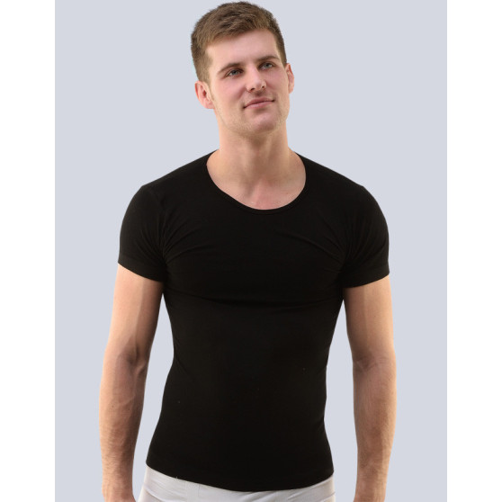 T-shirt til mænd Gino bamboo black (58003)