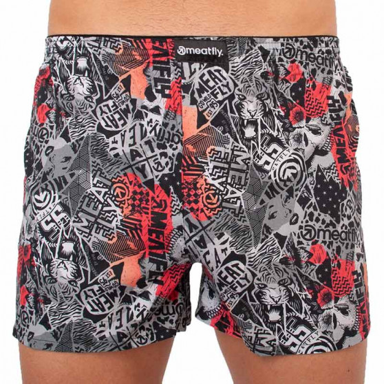 2PACK Boxershorts til mænd Meatfly flerfarvet (Agostino - Mosh)