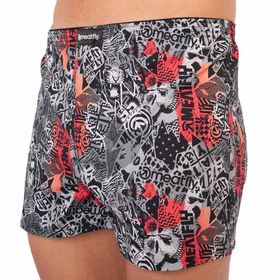 2PACK Boxershorts til mænd Meatfly flerfarvet (Agostino - Mosh)