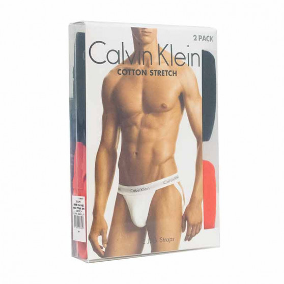 2PACK Jockstraps til mænd Calvin Klein flerfarvet (NB1354A-ABE)