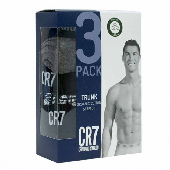 3PACK Boxershorts til mænd CR7 flerfarvet (8110-49-2712)