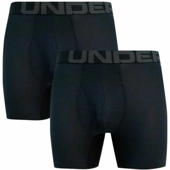 2PACK Boxershorts til mænd Under Armour sort (1363619 001)