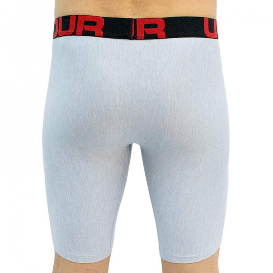 2PACK Boxershorts til mænd Under Armour grå (1363622 011)