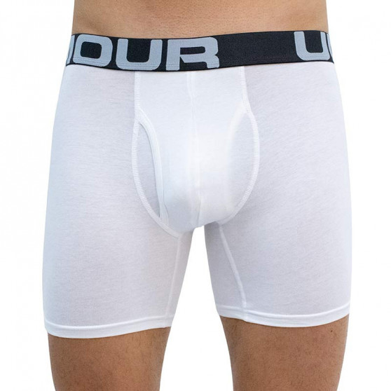 3PACK Boxershorts til mænd Under Armour hvid (1363617 100)