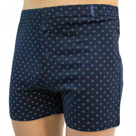 Boxershorts til mænd Molvy mørkeblå (MP-1011-BBU)