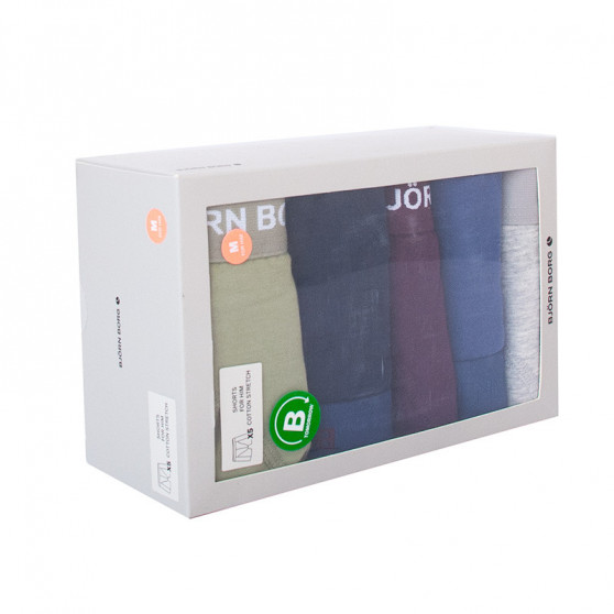 5PACK Boxershorts til mænd Bjorn Borg flerfarvet (2031-1041-81421)