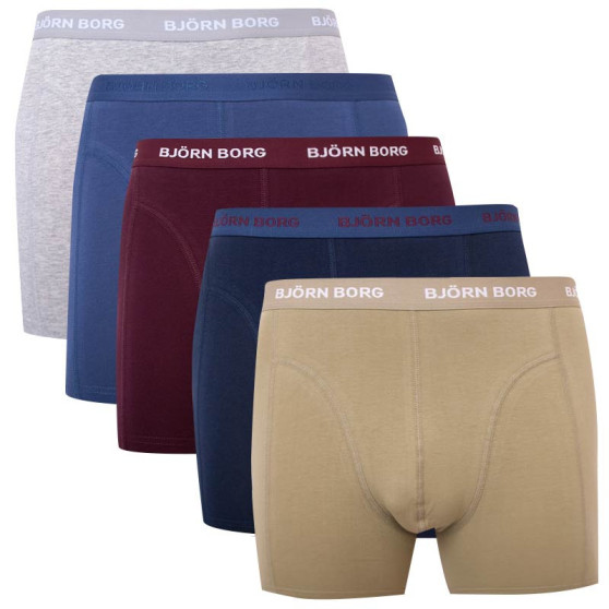 5PACK Boxershorts til mænd Bjorn Borg flerfarvet (2031-1041-81421)