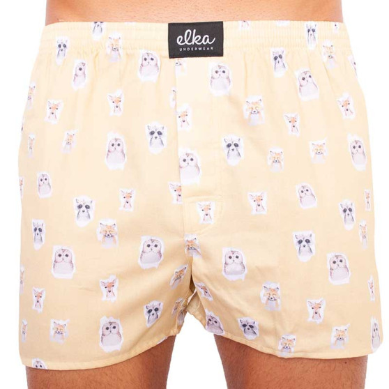 Boxershorts til mænd ELKA skovens dyr (P0026)