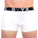 Boxershorts til mænd Styx sport gummi overstørrelse hvid (R1061)