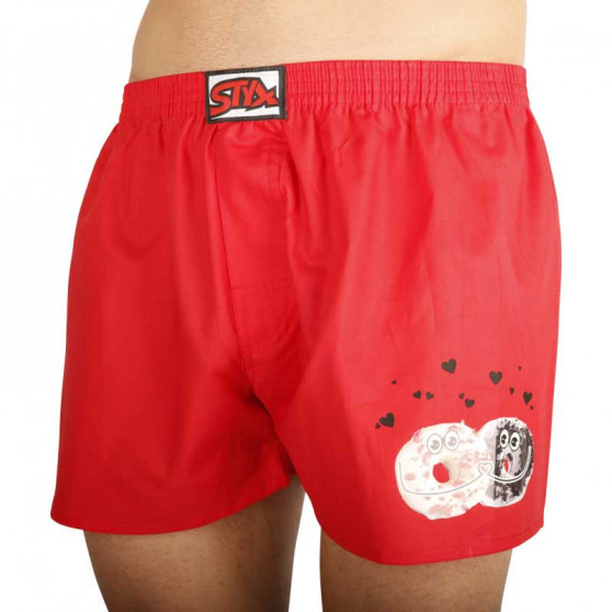 Boxershorts til mænd Styx art klassisk gummi donuts red