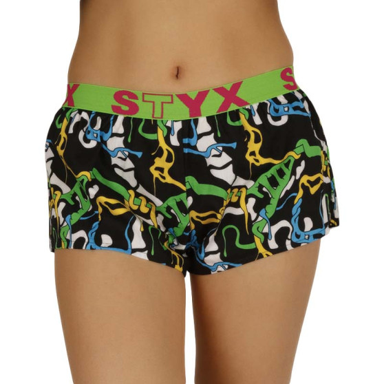 Dameshorts Styx art sports gummi jungle (T956)