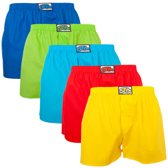 5PACK Boxershorts til mænd Styx classic elastic flerfarvet (A96769646869)