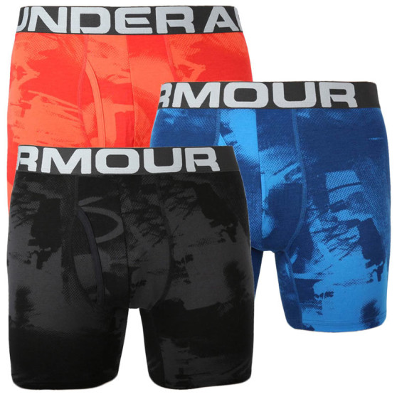 3PACK Boxershorts til mænd Under Armour overstørrelse flerfarvet (1363615 003)