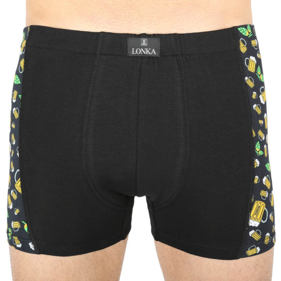 Boxershorts til mænd Lonka sort (Kamil pivo malé)