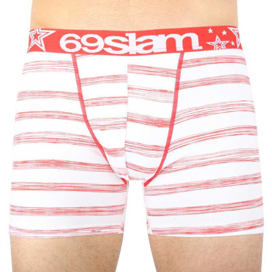 Boxershorts til mænd 69SLAM fit stripes red