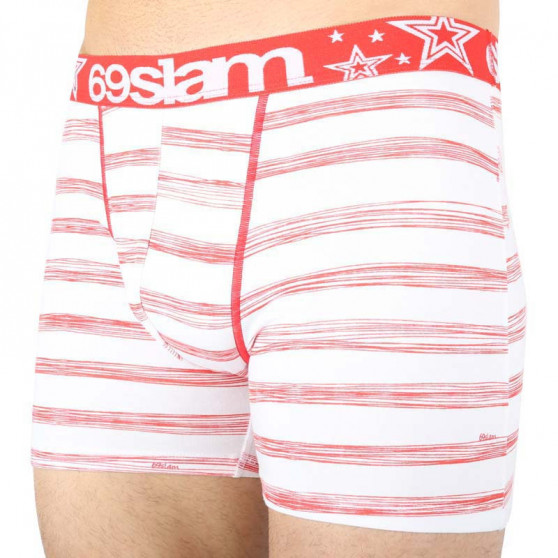 Boxershorts til mænd 69SLAM fit stripes red