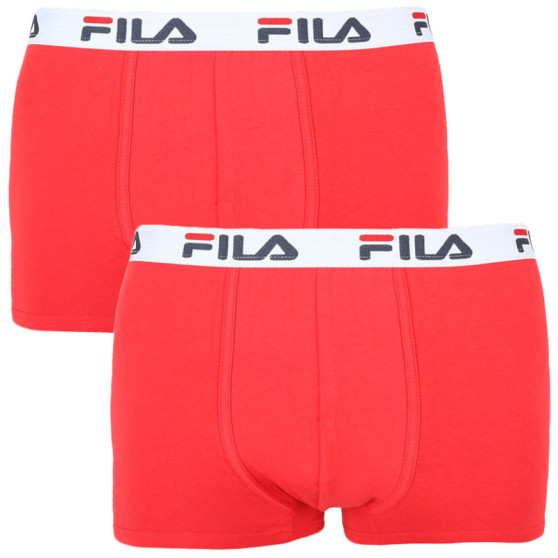 2PACK Boxershorts til mænd Fila rød (FU5016/2-118)