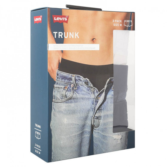 3PACK Boxershorts til mænd Levis flerfarvet (905042001 009)