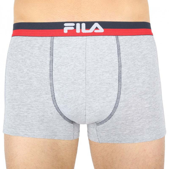 2PACK Boxershorts til mænd Fila grå (FU5020/2-400)