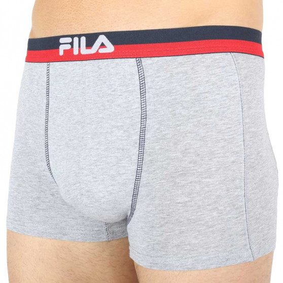 2PACK Boxershorts til mænd Fila grå (FU5020/2-400)