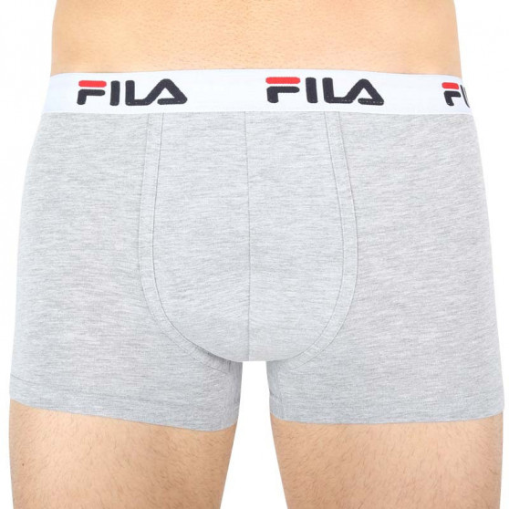 2PACK Boxershorts til mænd Fila grå (FU5016/2-400)