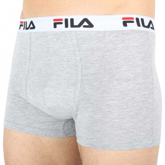 2PACK Boxershorts til mænd Fila grå (FU5016/2-400)