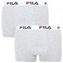 2PACK Boxershorts til mænd Fila grå (FU5016/2-400)