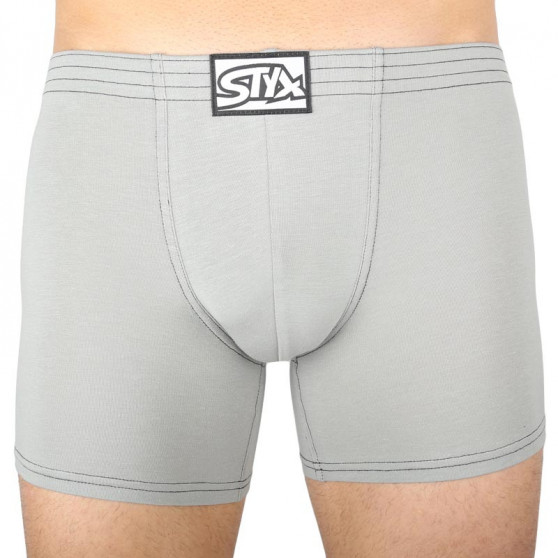 3PACK Boxershorts til mænd Styx lang klassisk elastik (F10606263)