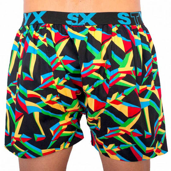 3PACK Boxershorts til mænd Styx sport elastik flerfarvet (B9565758)