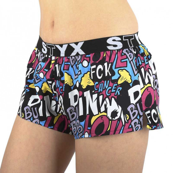 Dameshorts Styx art sports gummi Pink Bubble (T1058)