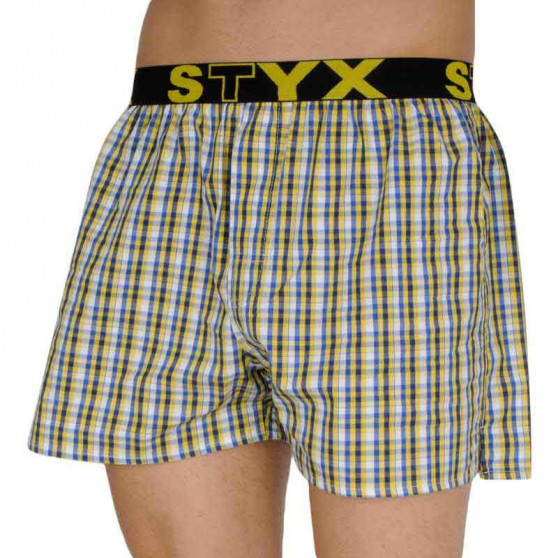 Boxershorts til mænd Styx sport gummi flerfarvet (B107)