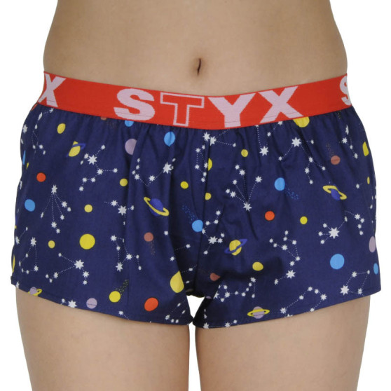 Dameshorts Styx art sports gummi planet (T1057)