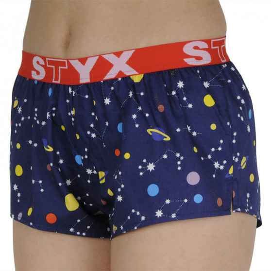 Dameshorts Styx art sports gummi planet (T1057)