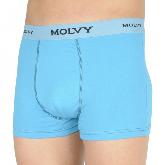 Boxershorts til mænd Molvy blå (MP-1035-BEU)