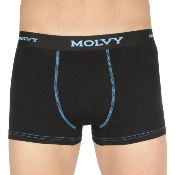 Boxershorts til mænd Molvy sort (MP-1034-BEU)