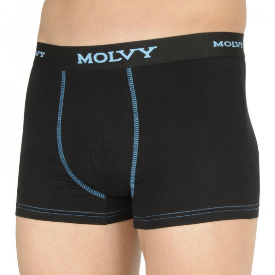 Boxershorts til mænd Molvy sort (MP-1034-BEU)