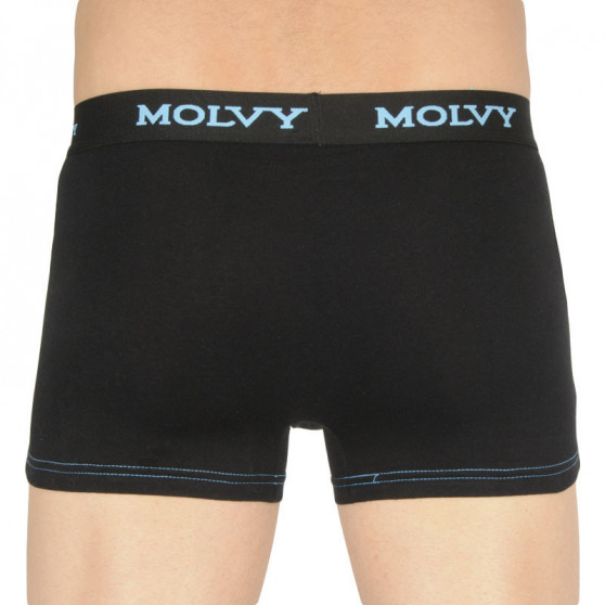 Boxershorts til mænd Molvy sort (MP-1034-BEU)