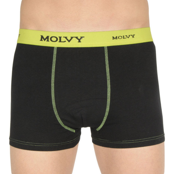 Boxershorts til mænd Molvy sort (MP-1036-BEU)