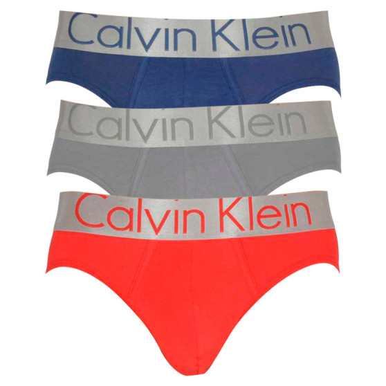 3PACK Trusser til mænd Calvin Klein flerfarvet (NB2452A-KHX)