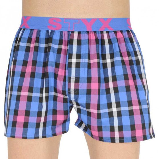 10PACK Boxershorts til mænd Styx sport elastik flerfarvet (B8313234567890)