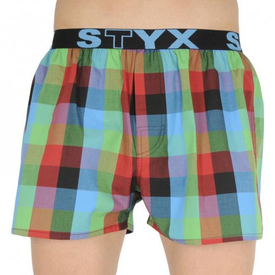 10PACK Boxershorts til mænd Styx sport elastik flerfarvet (B8313234567890)