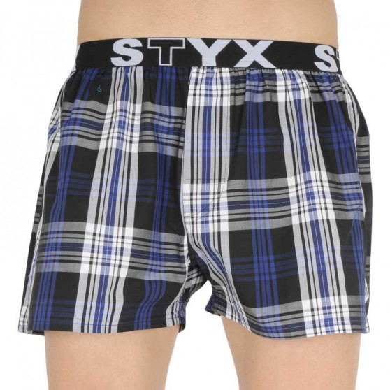 10PACK Boxershorts til mænd Styx sport elastik flerfarvet (B8313234567890)