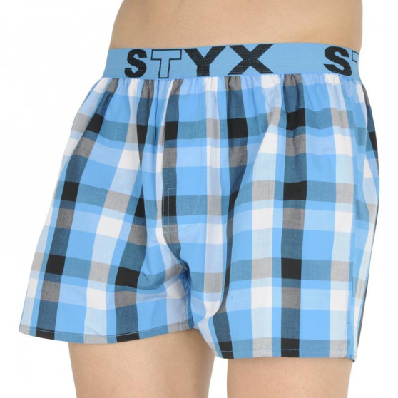 10PACK Boxershorts til mænd Styx sport elastik flerfarvet (B8313234567890)