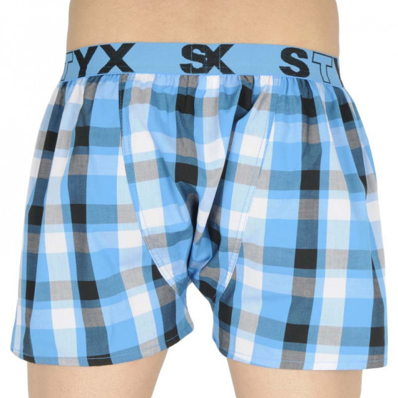 10PACK Boxershorts til mænd Styx sport elastik flerfarvet (B8313234567890)