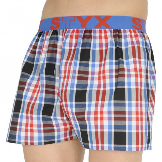 10PACK Boxershorts til mænd Styx sport elastik flerfarvet (B8313234567890)