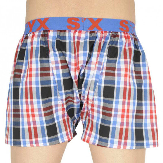 10PACK Boxershorts til mænd Styx sport elastik flerfarvet (B8313234567890)