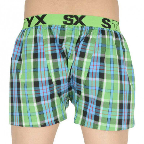 10PACK Boxershorts til mænd Styx sport elastik flerfarvet (B8313234567890)