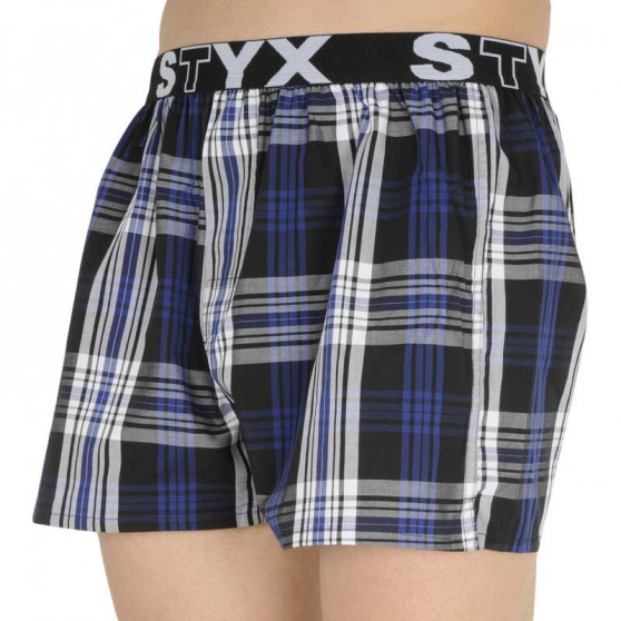 10PACK Boxershorts til mænd Styx sport elastik flerfarvet (B8313234567890)