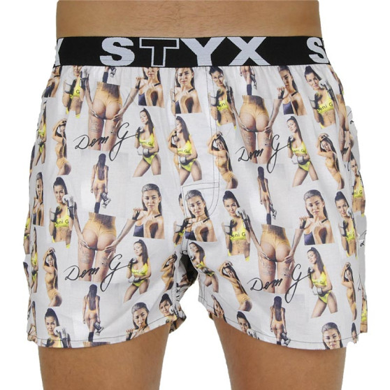 Boxershorts til mænd Styx art sports gummi - Deni G - limited edition (B1159)